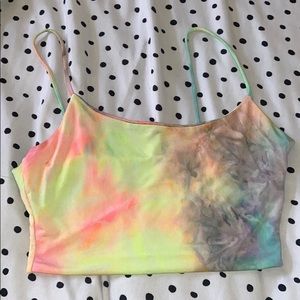 Tie dye crop